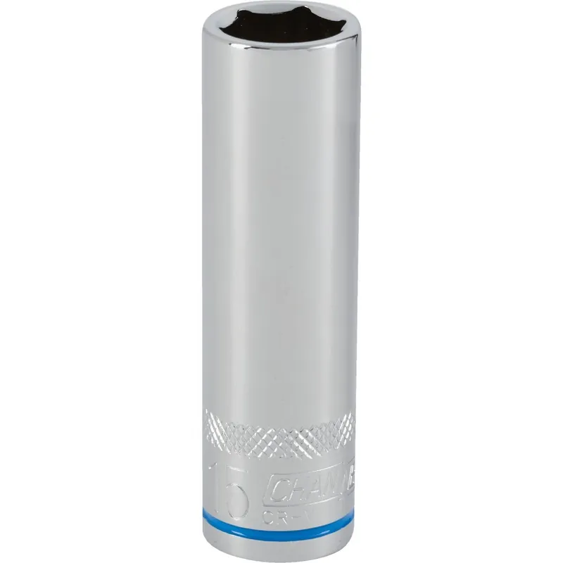 Channellock 351274 1/2 In. Drive 15 mm 6-Point Deep Metric Socket