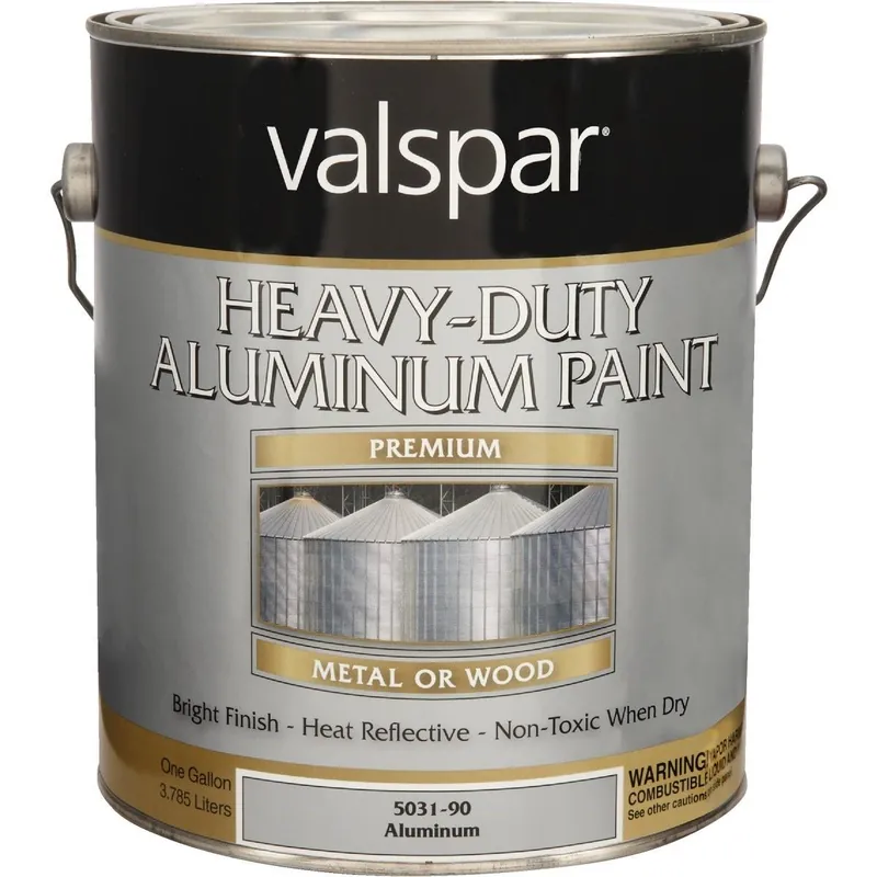 Valspar 018.5031-90.007 Gallon Aluminum HD Resin Finish Aluminum Paint