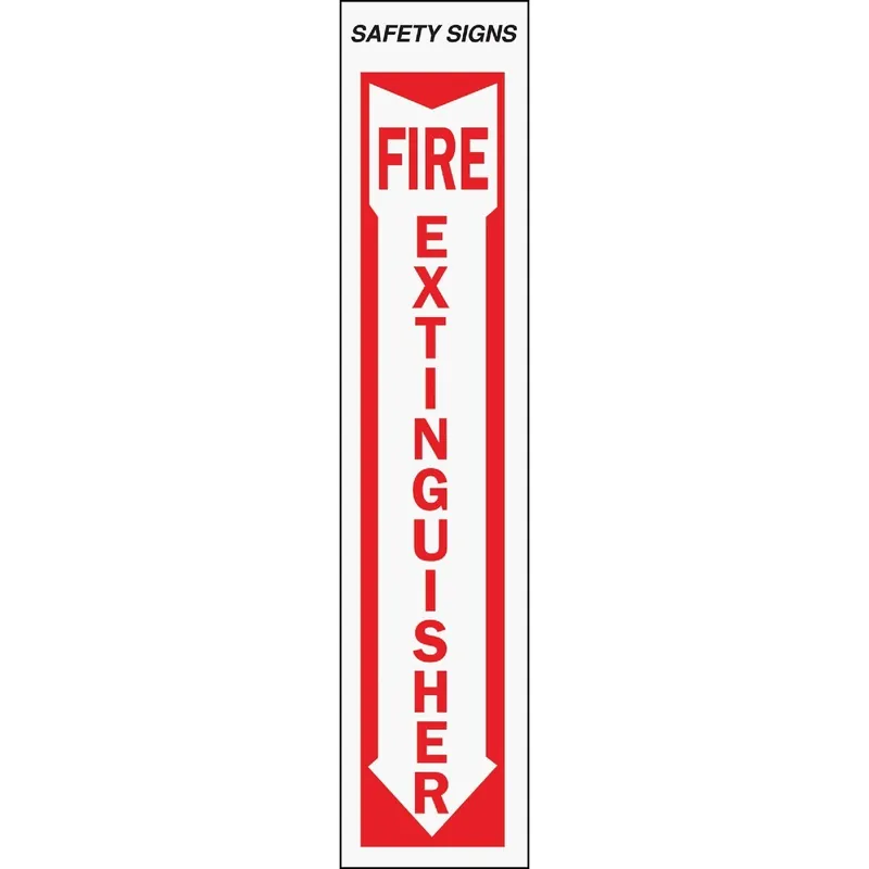 Hy-Ko FE-1 Fire Extinguisher Sign Each