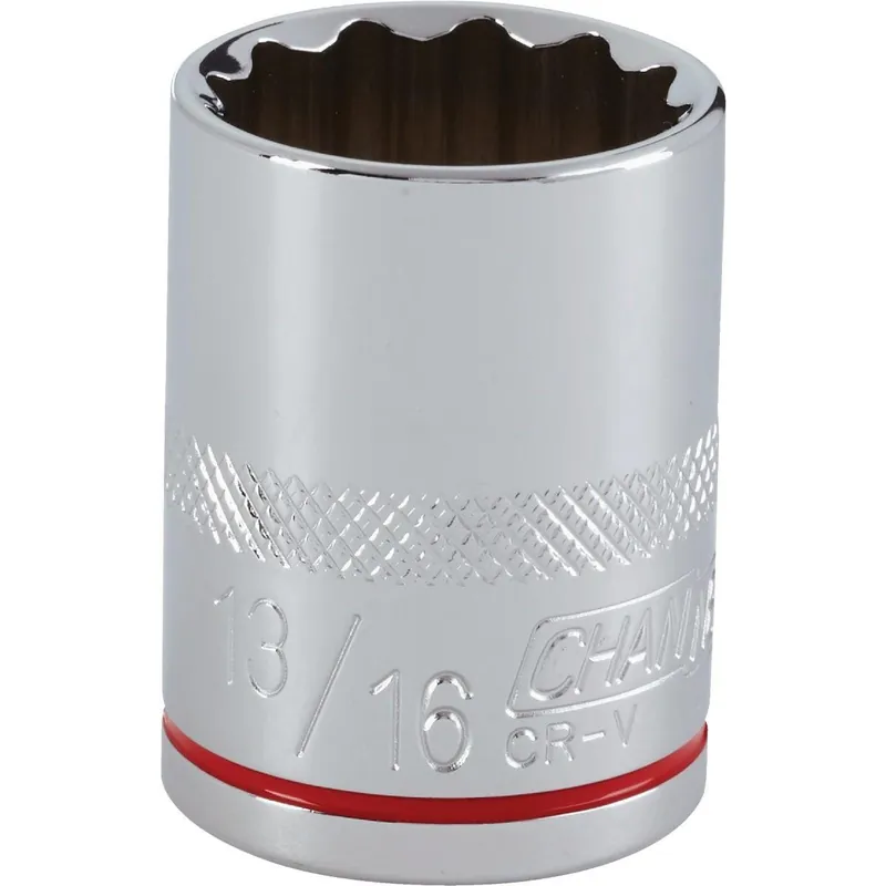 Channellock 333131 1/2 In. Drive 13/16 In. 12-Point Shallow Standard Socket