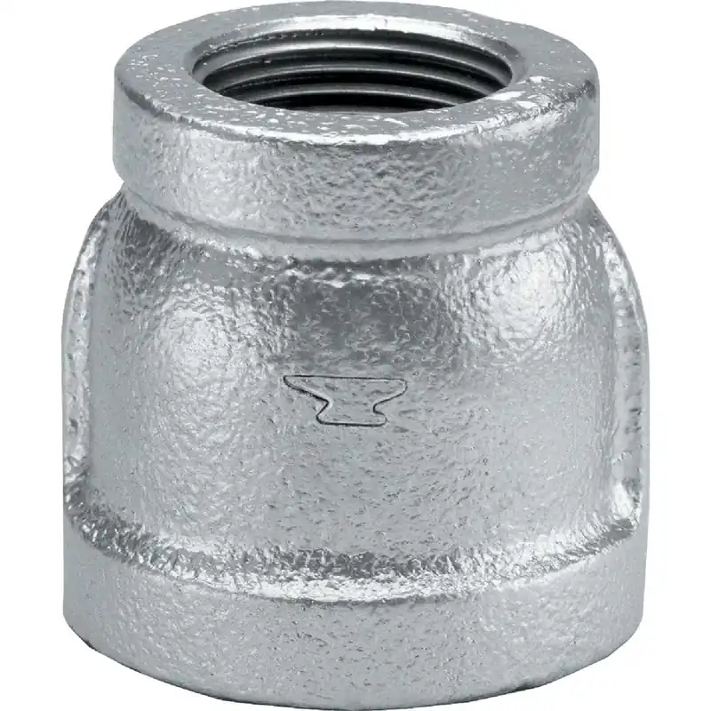 Anvil 8700135703 1-1/2 In. x 1 In. FPT Reducing Galvanized Coupling