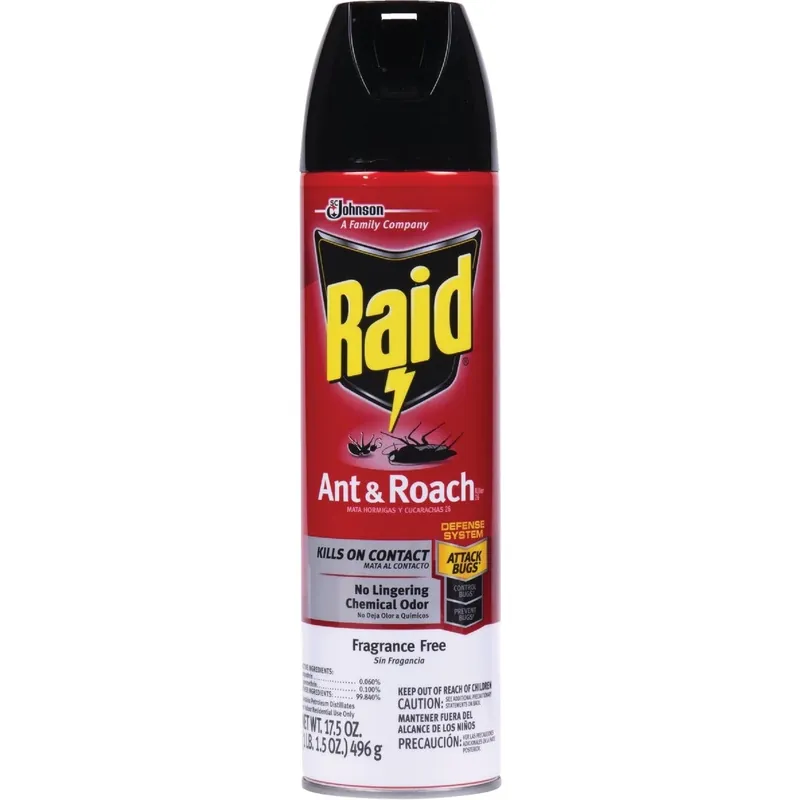 Raid 11717 Ant & Roach Killer 17.5 Oz Unscented