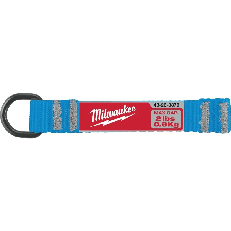 Milwaukee 48-22-8870 D-Ring Web Attachment Lanyard Accessory 2 Lbs 5-Pack