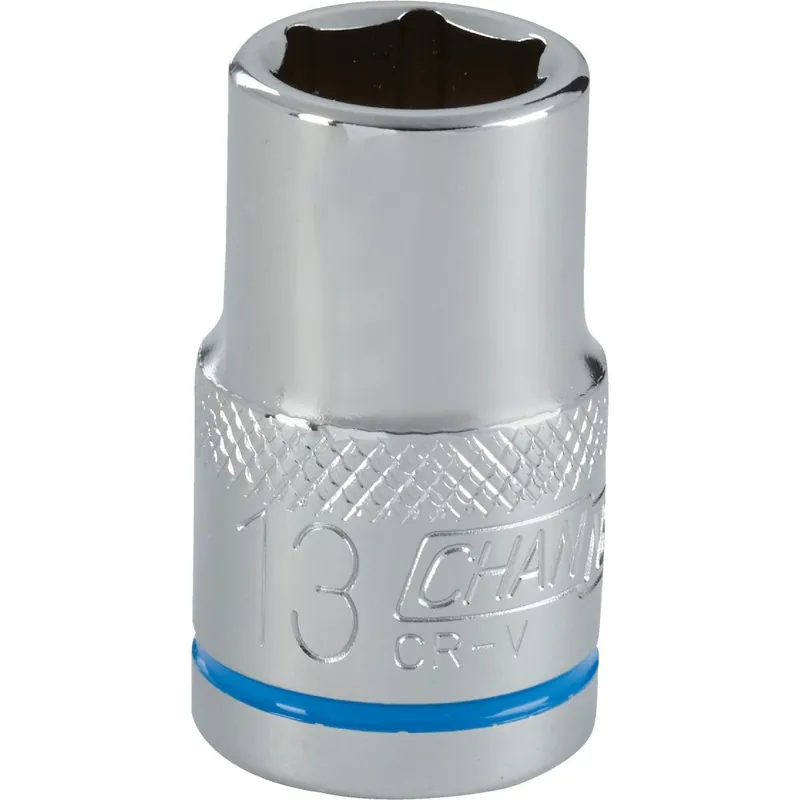 Channellock 302800 1/2 In. Drive 13 mm 6-Point Shallow Metric Socket