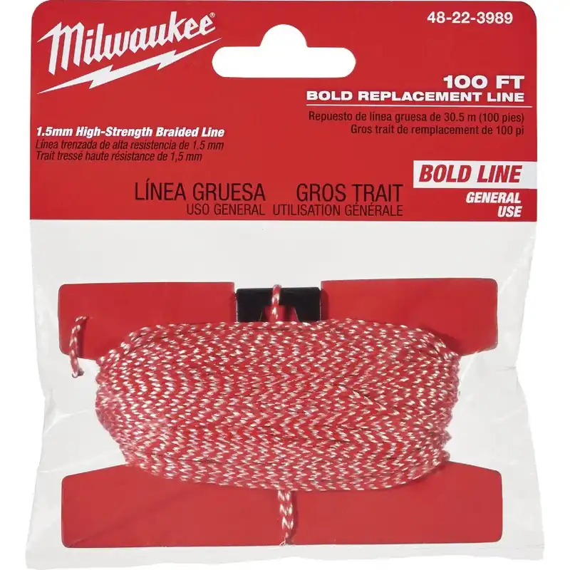 Milwaukee 48-22-3989 100 Ft. Braided Nylon Bold Chalk Line