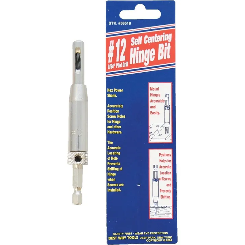 Best Way Tools 58518 #12 9/64 In. Hinge Drill Bit
