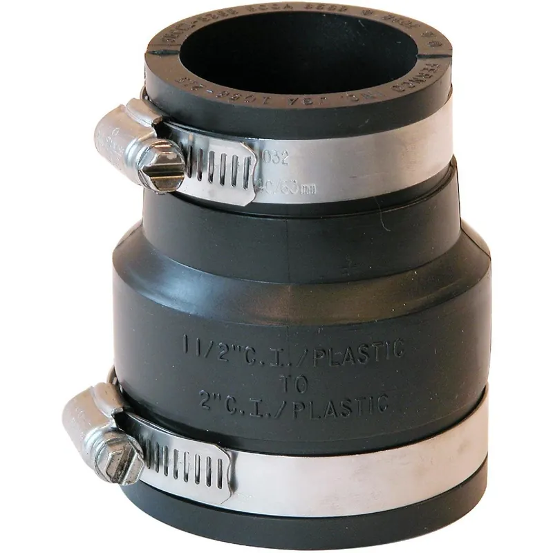 Fernco P1056-215 Flexible PVC Coupling 2 In. x 1-1/2 In. Replacement MPN