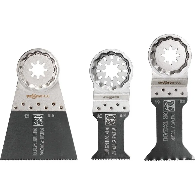 Fein 35222952090 Starlock E-Cut Oscillating Blade Assortment (3-Piece)