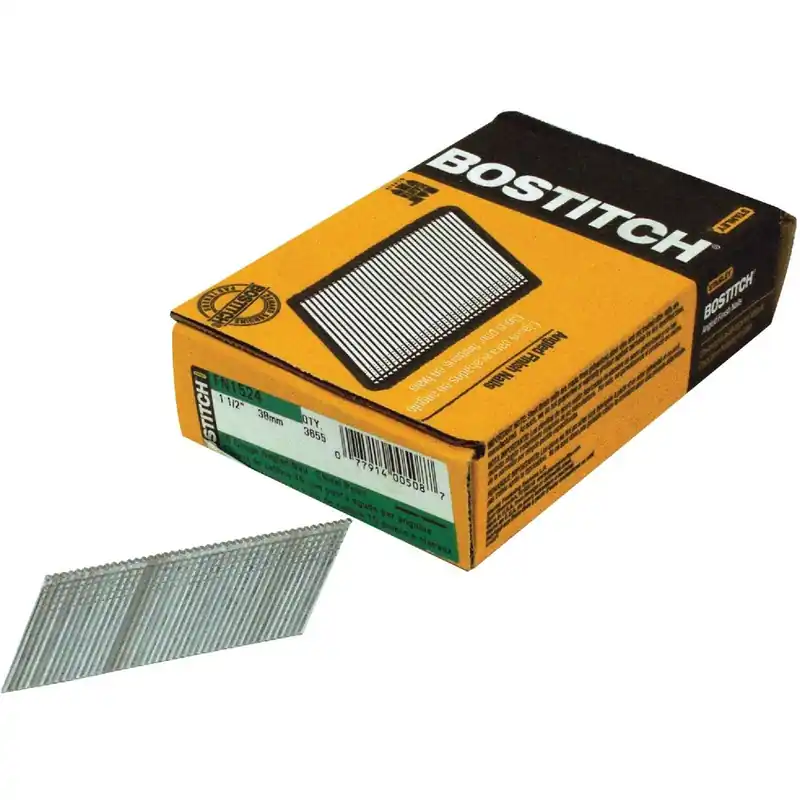 Bostitch FN1528 15-Gauge Coated 25 Degree FN-Style Angled Finish Nail 1-3/4 In. (3655 Ct.)