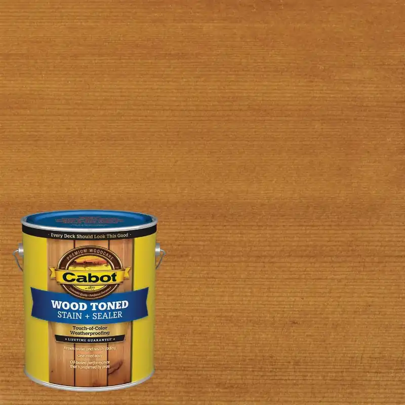 Cabot 140.0019204.007 Wood Toned Deck & Siding Exterior Stain & Sealer Heartwood 1 Gal.