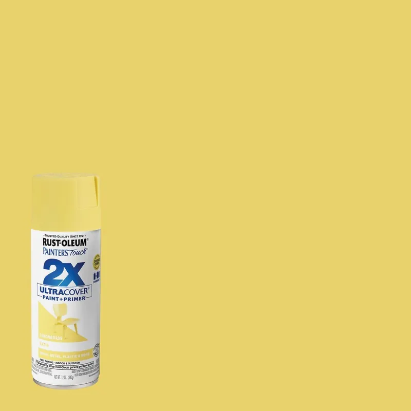 Rust-Oleum 334081 Painter's Touch 2X Ultra Cover 12 Oz. Satin Paint + Primer Spray Paint