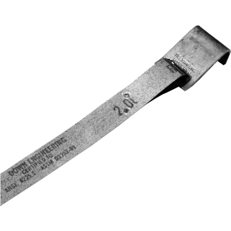 Tie Down 59190L Tie Down 1-1/4 In. x 7 Ft. Galvanized Steel Frame Tie with Hook
