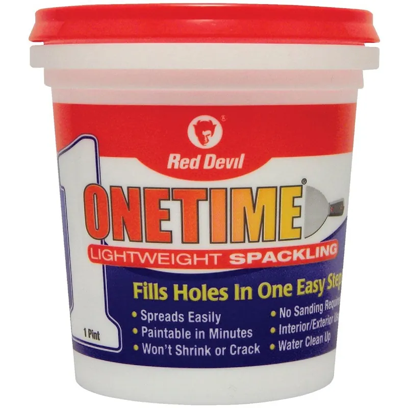 Red Devil 0548 Onetime 1 Pt. Lightweight Acrylic Spackling Compound