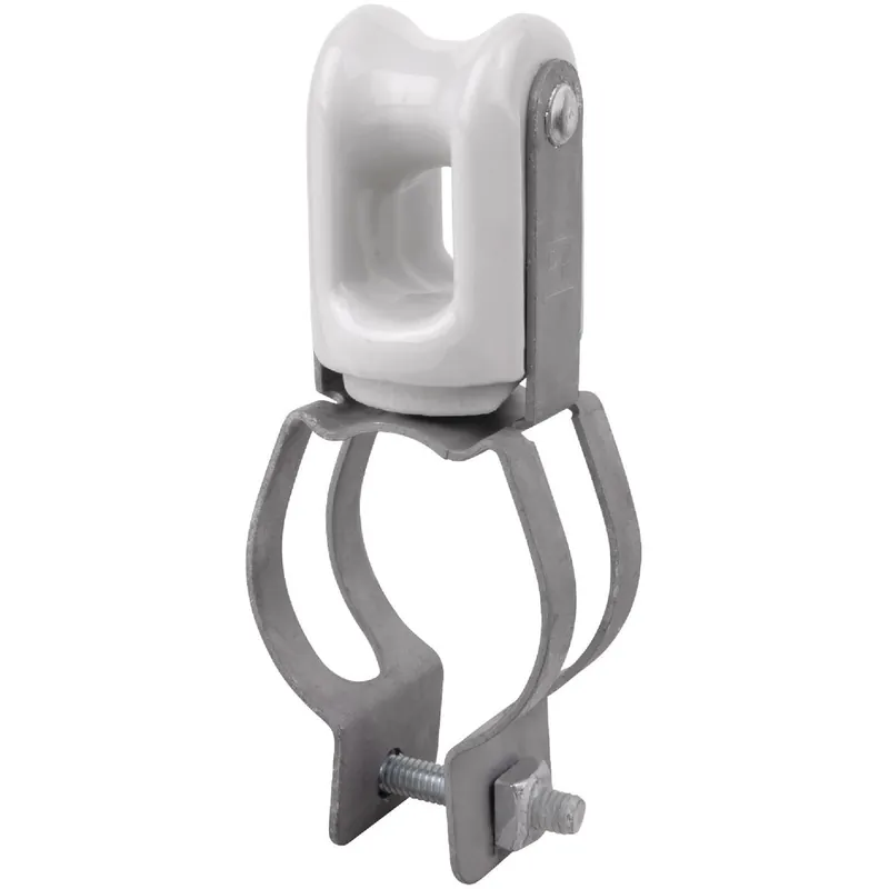 ABB W31 Carlon 1-1/4 In. to 1-1/2 In. Pipe Mount Porcelain & Steel Wire Holder