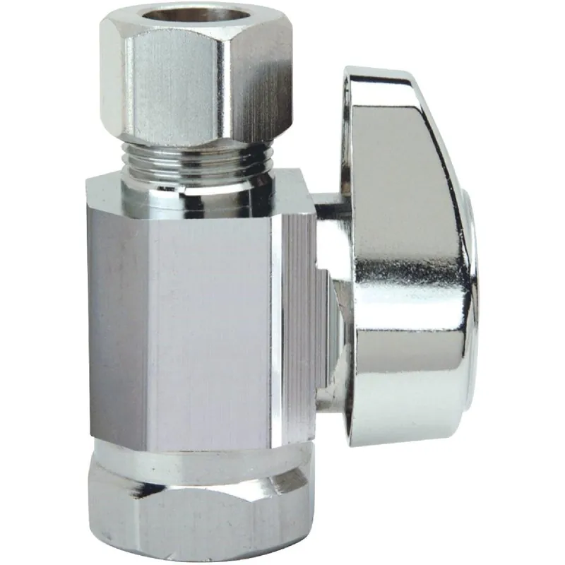 BrassCraft G2R10XC1 3/8 In. FIP Inlet x 3/8 In. OD Tube Outlet Brass Straight Valve