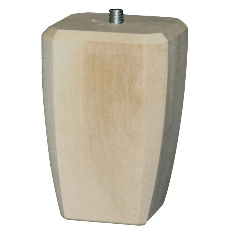 Waddell 2746 Hardwood Bun Foot 4 In. x 2-1/2 In.