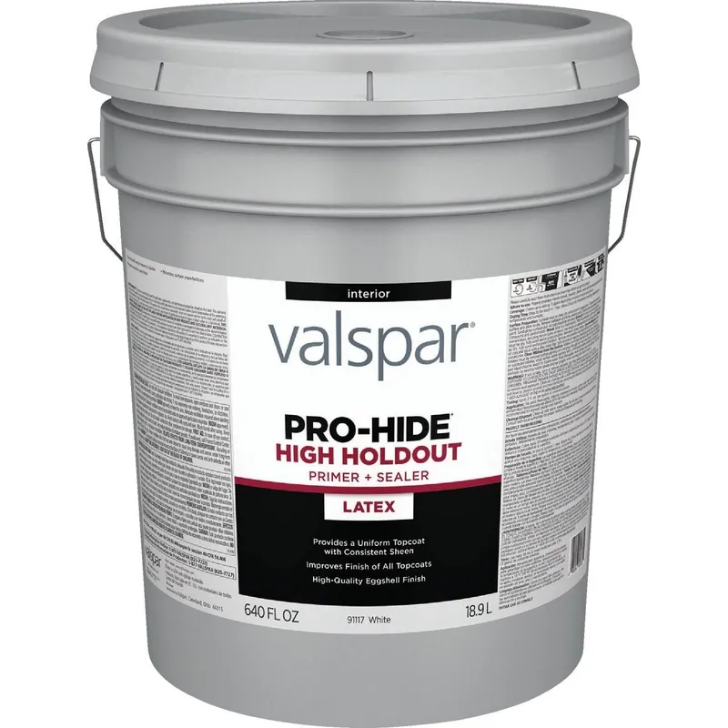 Valspar 028.0091117.008 Pro-Hide High Hold Out Interior Primer Sealer White 5 Gal. Replacement MPN