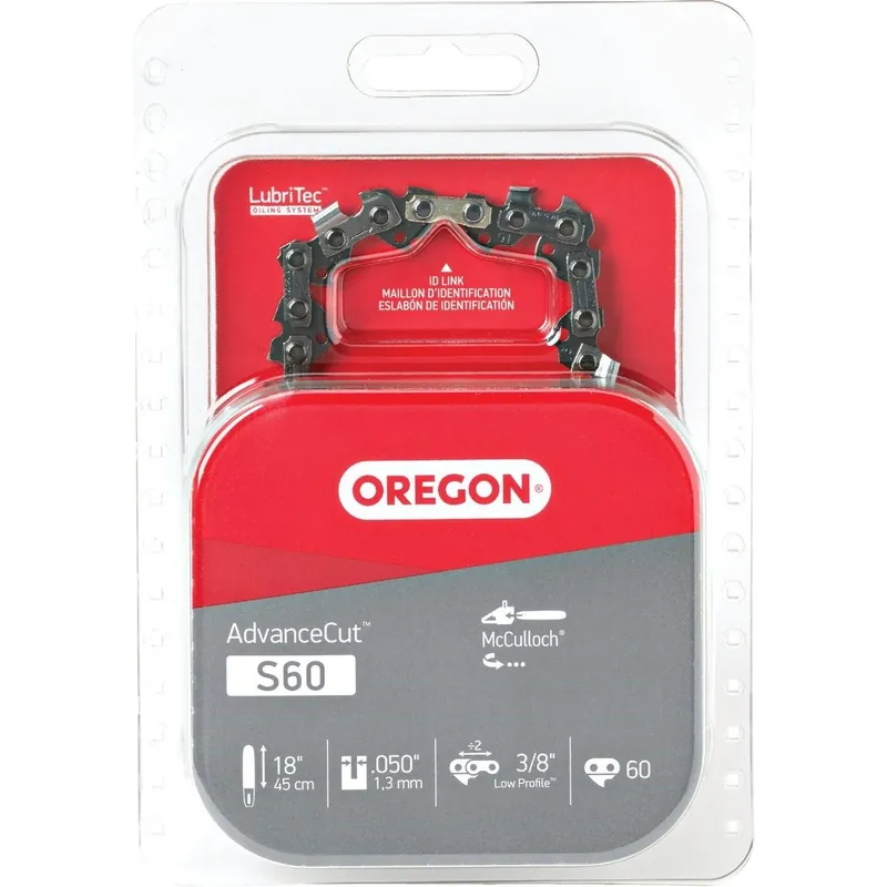 Oregon Cutting S60 Oregon AdvanceCut S60 18 In. Chainsaw Chain