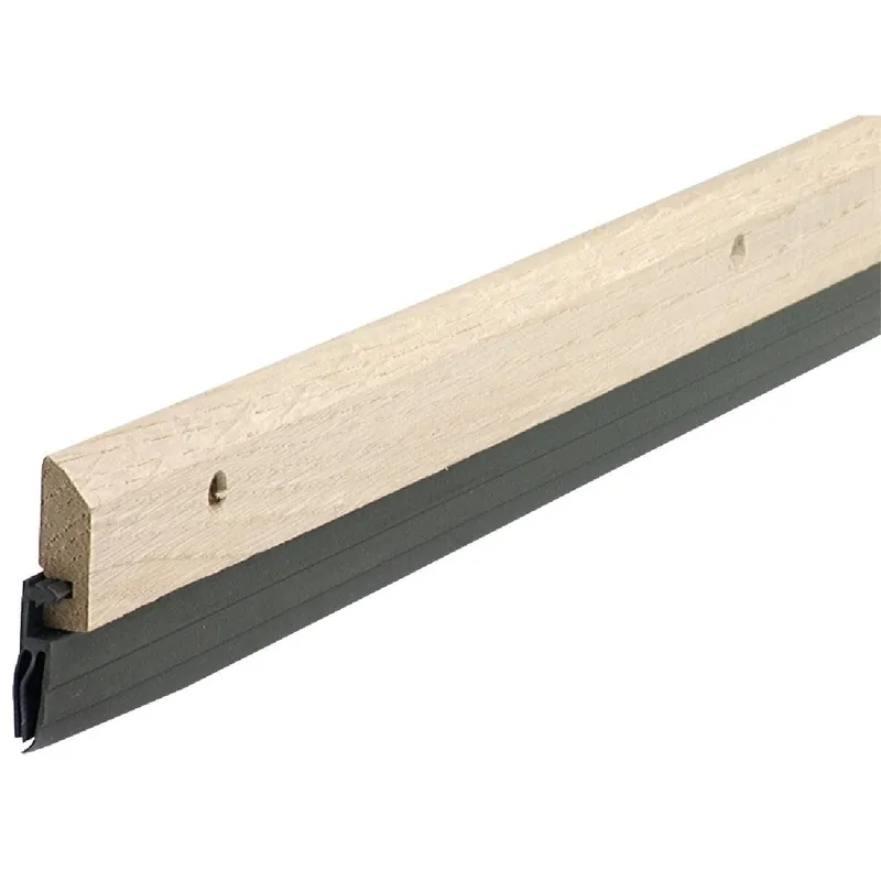 M-D 06411 M-D 1-3/4 In. x 36 In. Brown Hardwood & Vinyl Door Sweep