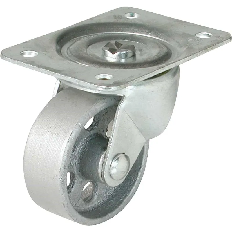 Shepherd Hardware 9782 Cast-Iron General-Duty Swivel Plate Caster