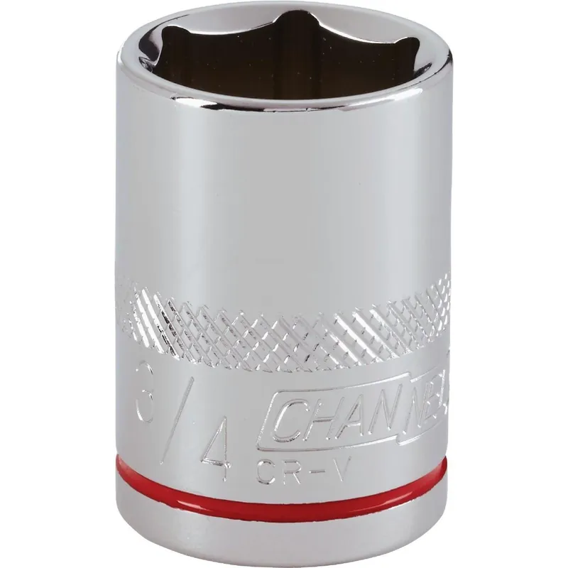 Channellock 302769 1/2 In. Drive 3/4 In. 6-Point Shallow Standard Socket