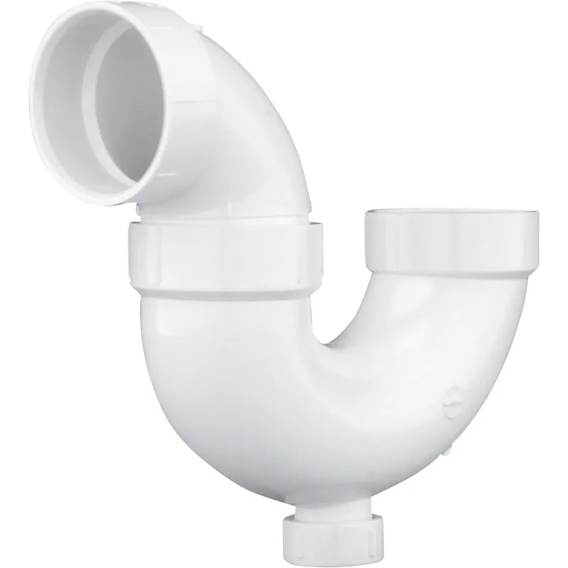Charlotte Pipe PVC 00707X 0800HA P-Trap with Cleanout
