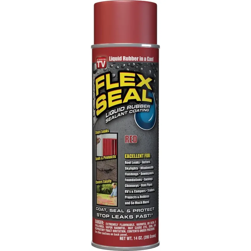 Flex Seal FSREDR20 Rubber Sealant 14 Oz Spray Red