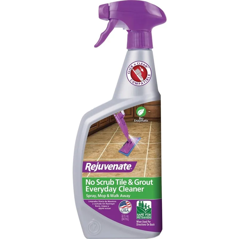 Rejuvenate RJ32BC Bio-Enzymatic No Scrub Tile & Grout Cleaner 32 Oz.
