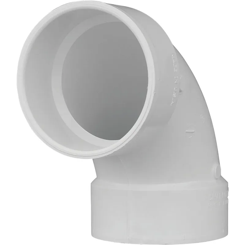 Charlotte Pipe PVC003001400HA 4 In Schedule 40 90 Deg Sanitary DWV PVC Elbow