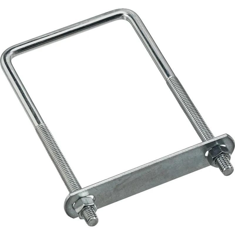 National N245027 3/8 In. x 3-5/8 In. x 7 In. Zinc Square U Bolt