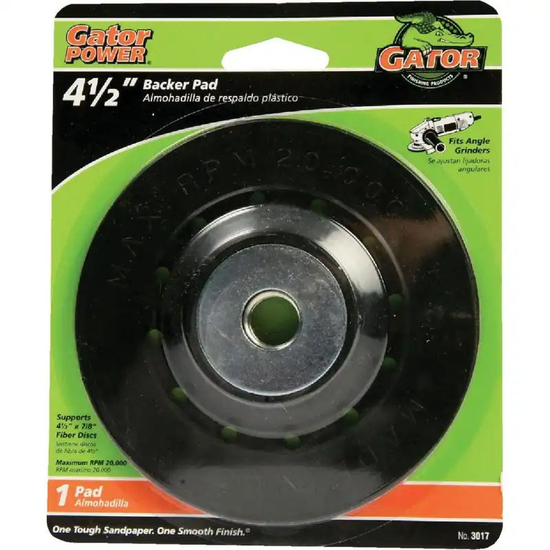 Gator 3017 Power Angle Grinder Backing Pad