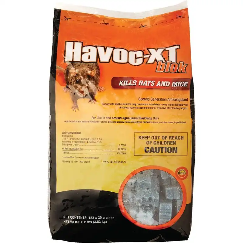 Havoc 116362 XT Block Rat And Mouse Poison 8 Lb. Replacement MPN 116362