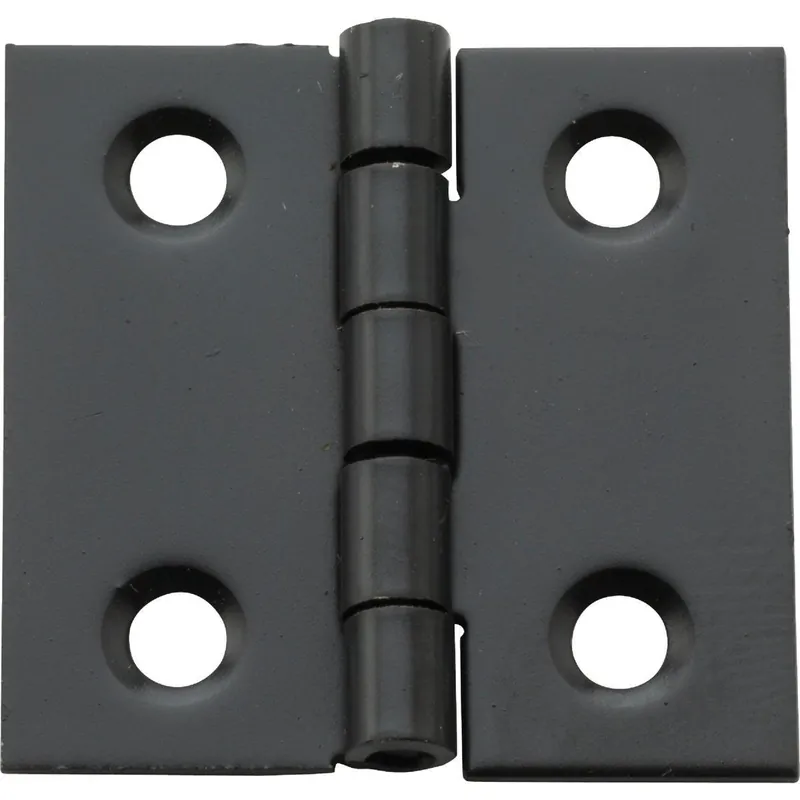 National N211019 1 In. X 1 In. Oil Rubbed Bronze Broad Hinge (4-Pack)