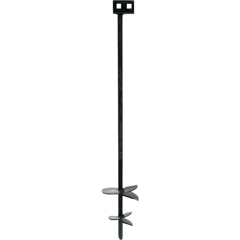 Tie Down 59250L 4 In./6 In. x 36 In. Black Iron Double Head Earth Anchor