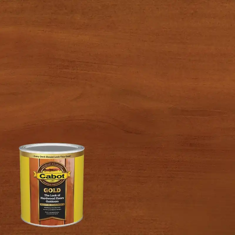 Cabot 140.0003471.005 Gold Exterior Stain Sunlit Walnut 1 Qt.