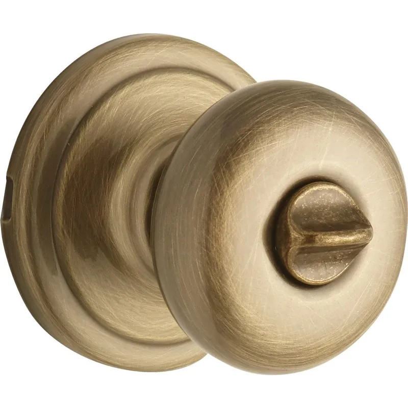 Kwikset 730J5CP Bed & Bath Door Knob