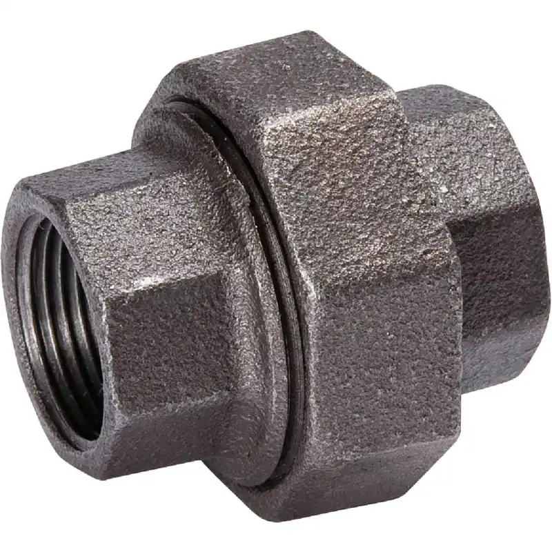 Southland 521-704BG Ground Joint Malleable Black Iron Union Each
