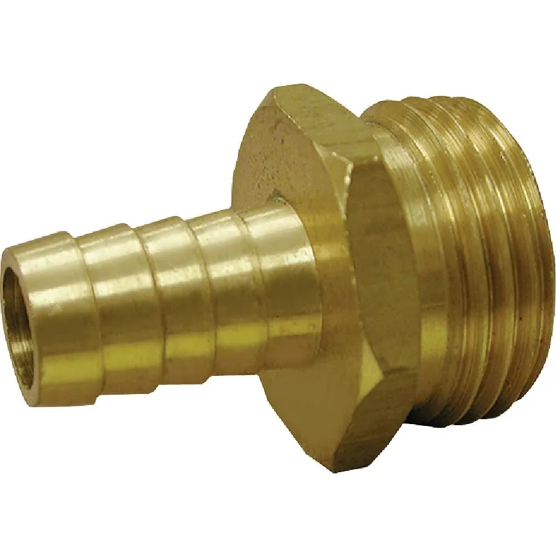 Anderson Metals 737048-1012 Barb x MHT Brass Hose Barb