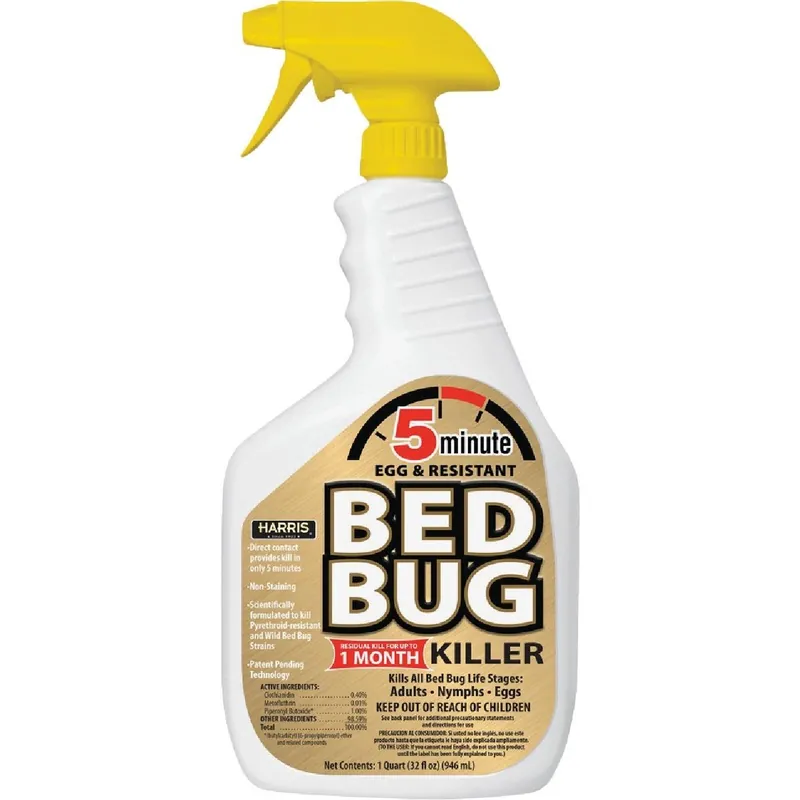 Harris GOLDBB-32 5-Minute 32 Oz. Ready To Use Trigger Spray Egg & Resistant Bedbug Killer