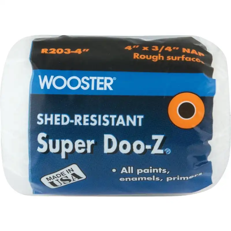 Wooster Brush R203-4 Super Doo-Z 4 In. x 3/4 In. Woven Fabric Roller Cover