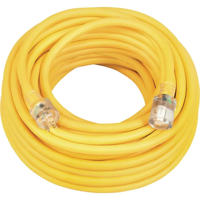 Coleman Cable 1787SW0002 Cold Weather Extension Cord 25 Ft 10/3