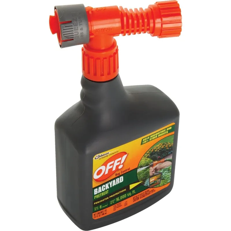 OFF! 76939 Bug Control Backyard Protection 32 Oz Ready To Spray Hose End Insect Killer