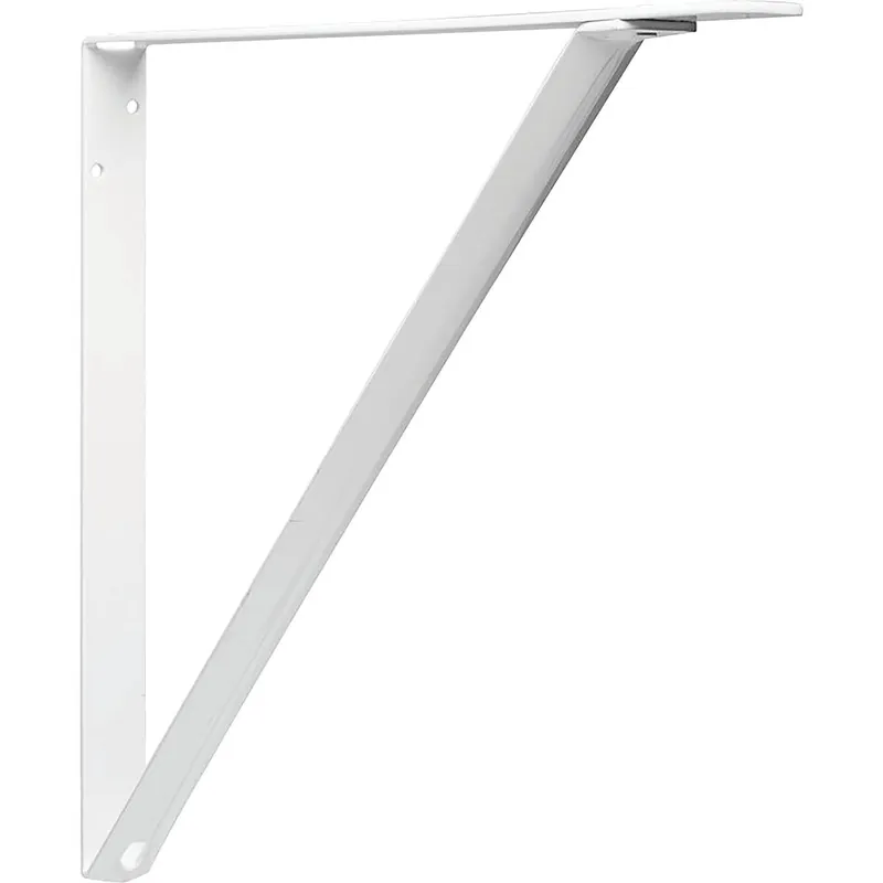 Knape & Vogt RP-0048-19WT John Sterling Closet-Pro 19 In. D. x 16 In. H. White Steel Fixed Shelf Bracket