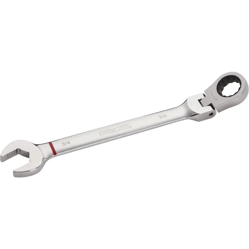 Channellock 320684 Standard 3/4 inch 12-Point Ratcheting Flex-Head Wrench