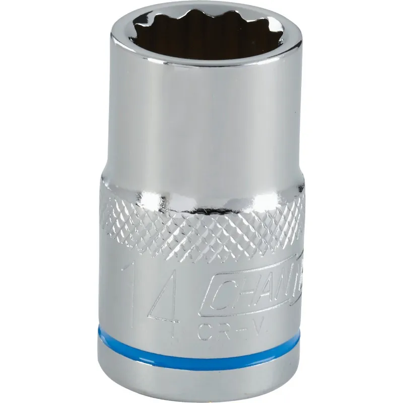 Channellock 397644 1/2 In. Drive 14 mm 12-Point Shallow Metric Socket