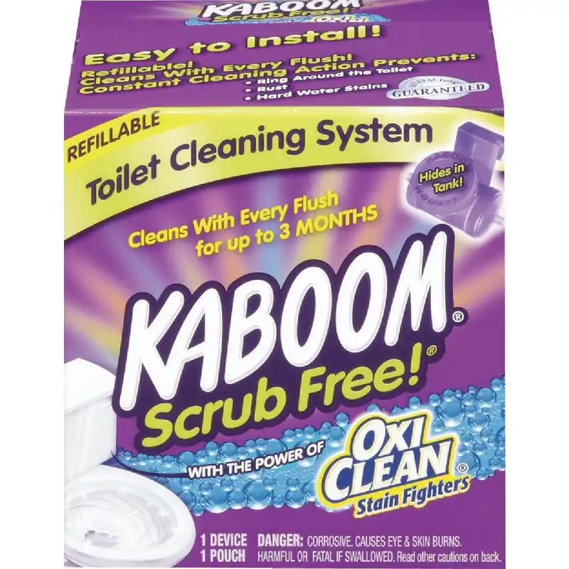 Kaboom 35113 KABOOM Scrub Free Refillable Automatic Toilet Cleaner System