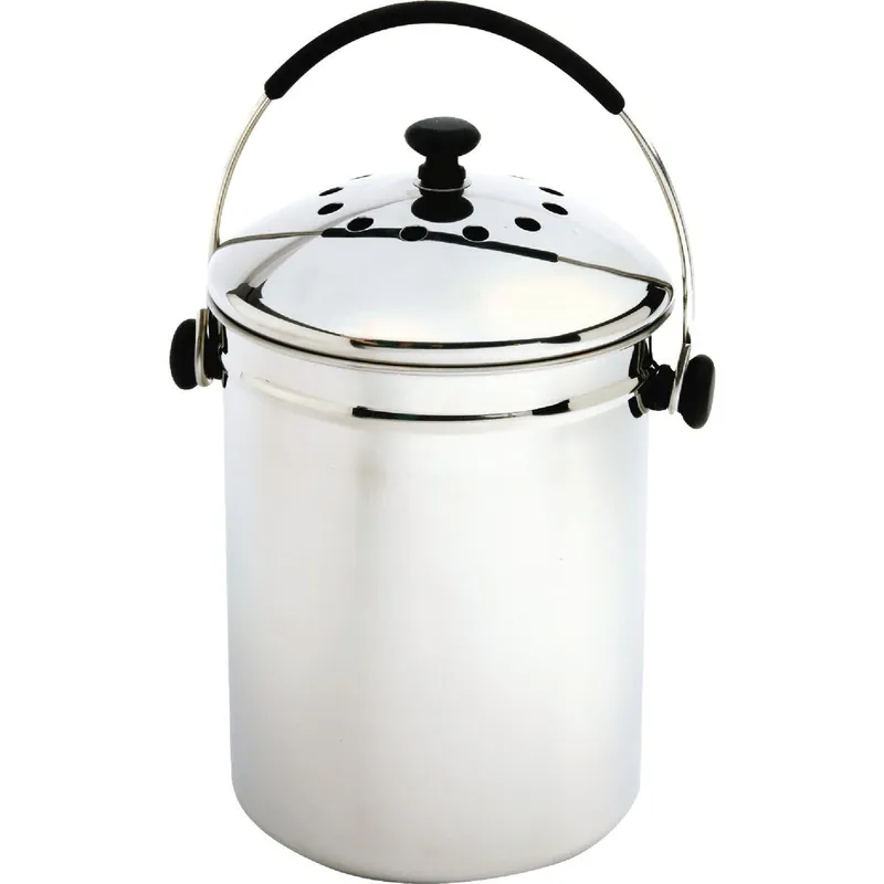 Norpro 95 Norpro 1 Gallon Stainless Steel Compost Keeper