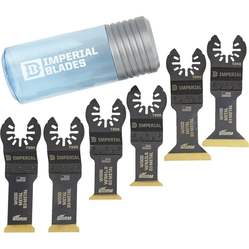 Imperial Blades IBOATV-6 ONE FIT STORM Oscillating Blade Assortment (6-Piece)