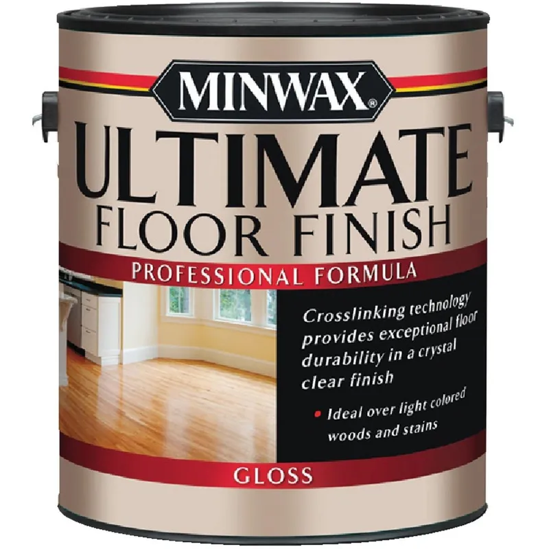 Minwax 131010000 ULTIMATE 1 Gallon Gloss Water-Based Polyurethane Floor Finish