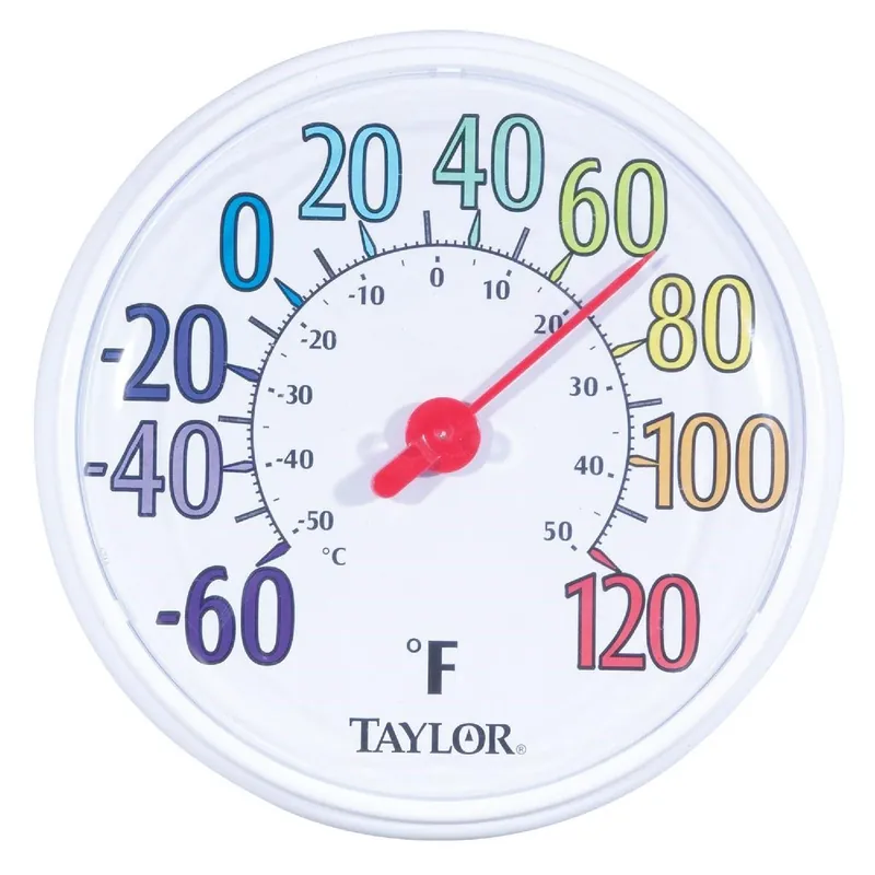 Taylor 6714 Outdoor Wall Thermometer -60 to 120 F, -50 to 50 C